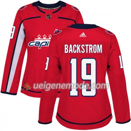 Dame Eishockey Washington Capitals Trikot Nicklas Backstrom 19 Adidas 2017-2018 Rot Authentic